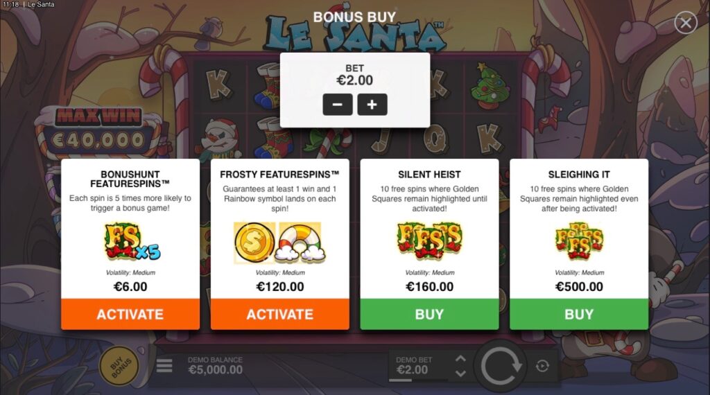 Bonus buy slot game features at non Gamstop casinos