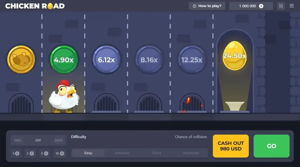 Popular crash game (Chicken Road) at casinos not on Gamstop